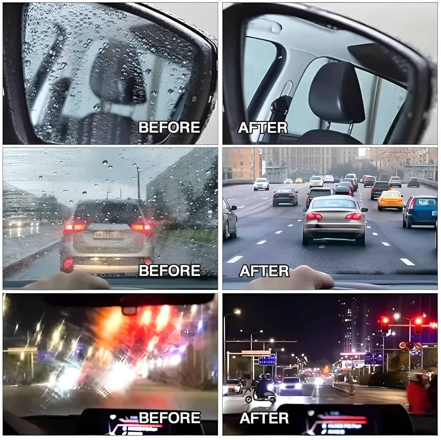 QIFOR Glass Guard – Deep Oil-Film Remover for Car Windows